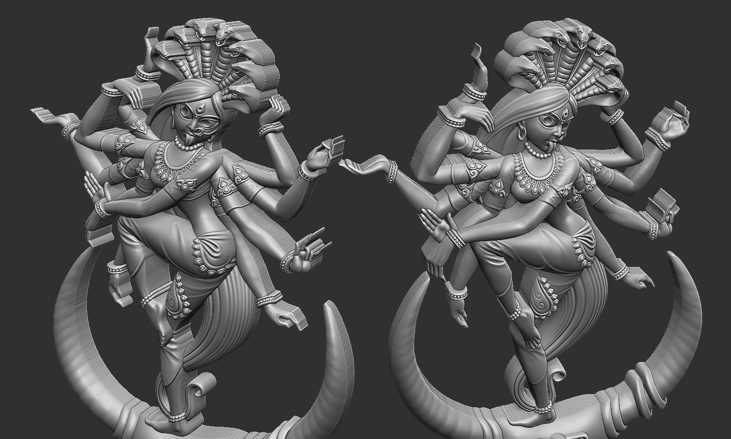 Kali ji 3D print model_3