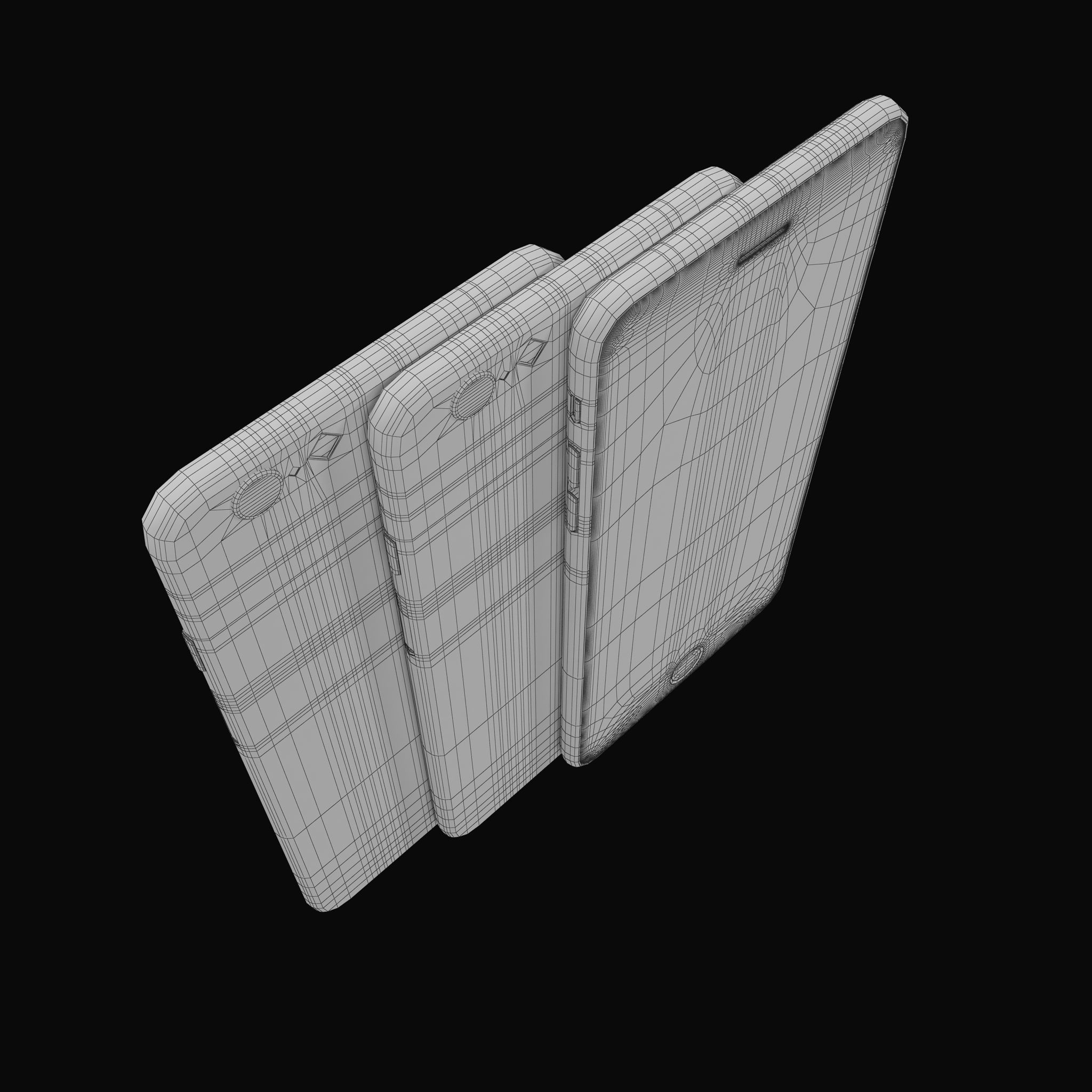 Apple iPhone 6 Plus Collection Low-poly 3D model_26