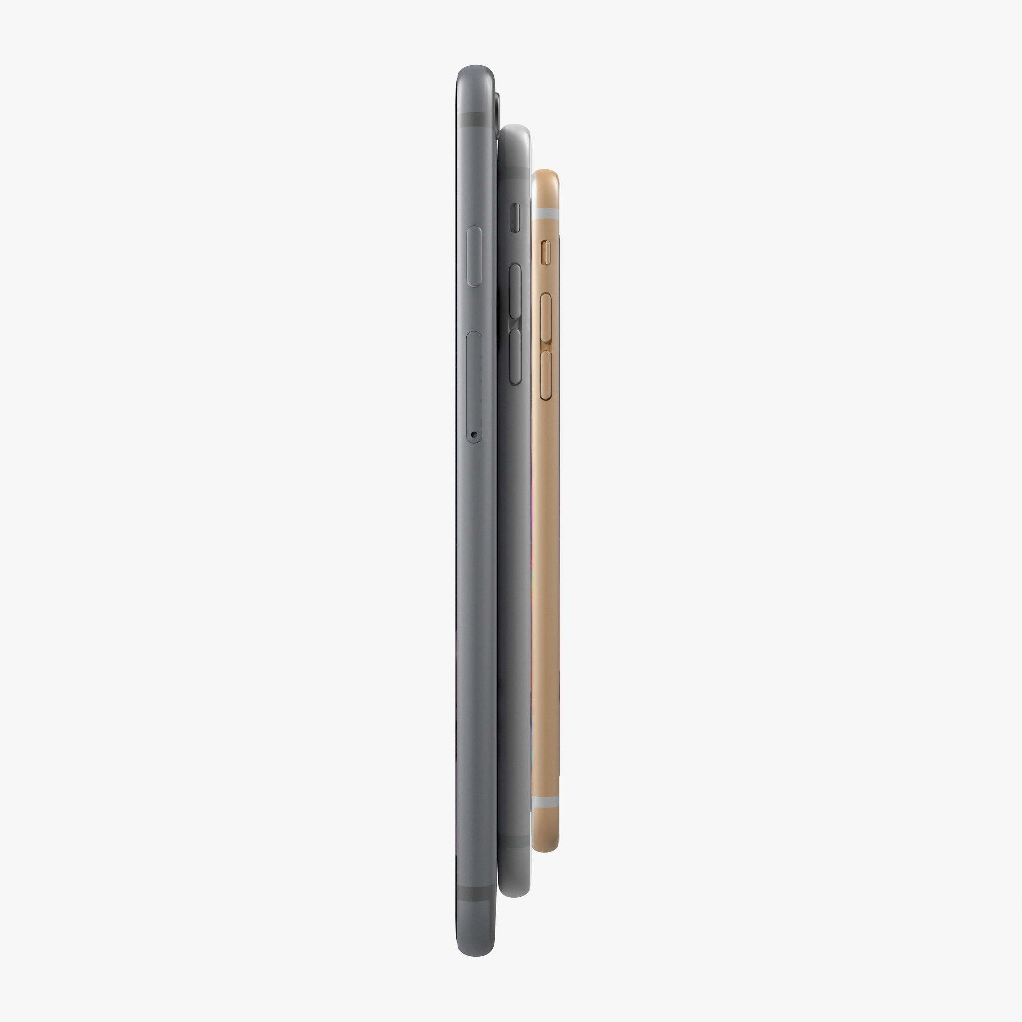 Apple iPhone 6 Plus Collection Low-poly 3D model_4