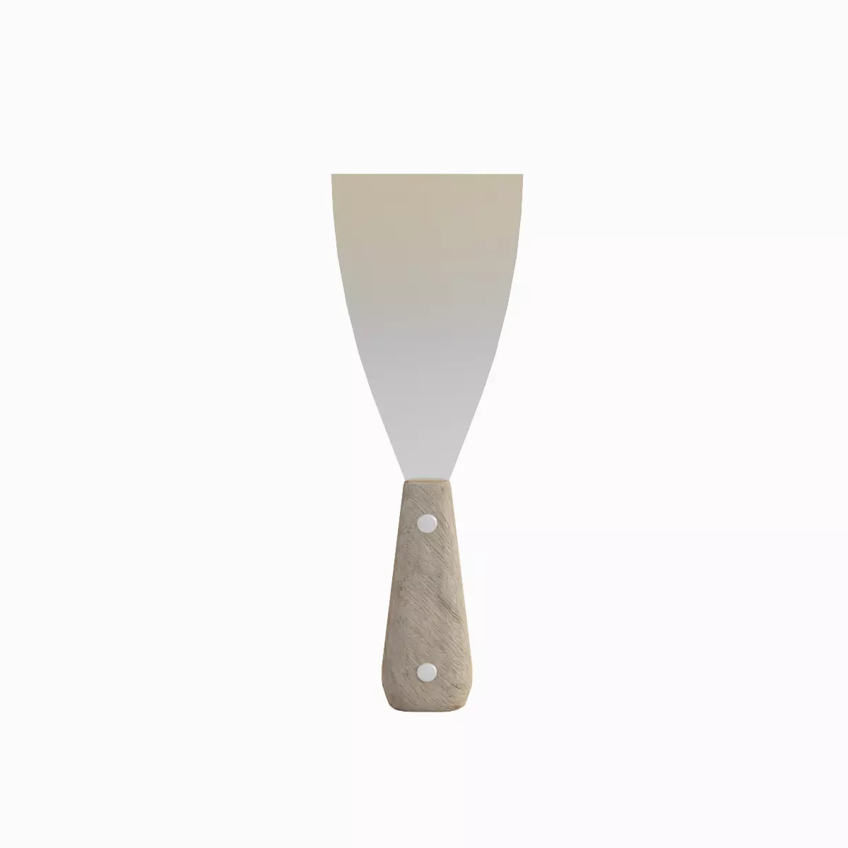 Painter Spatula 02 Low-poly 3D model_0