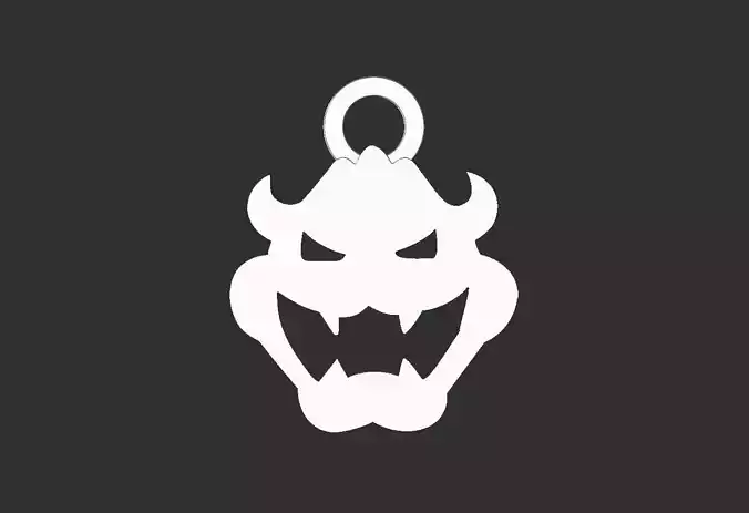 mario luigi pentant 3d model