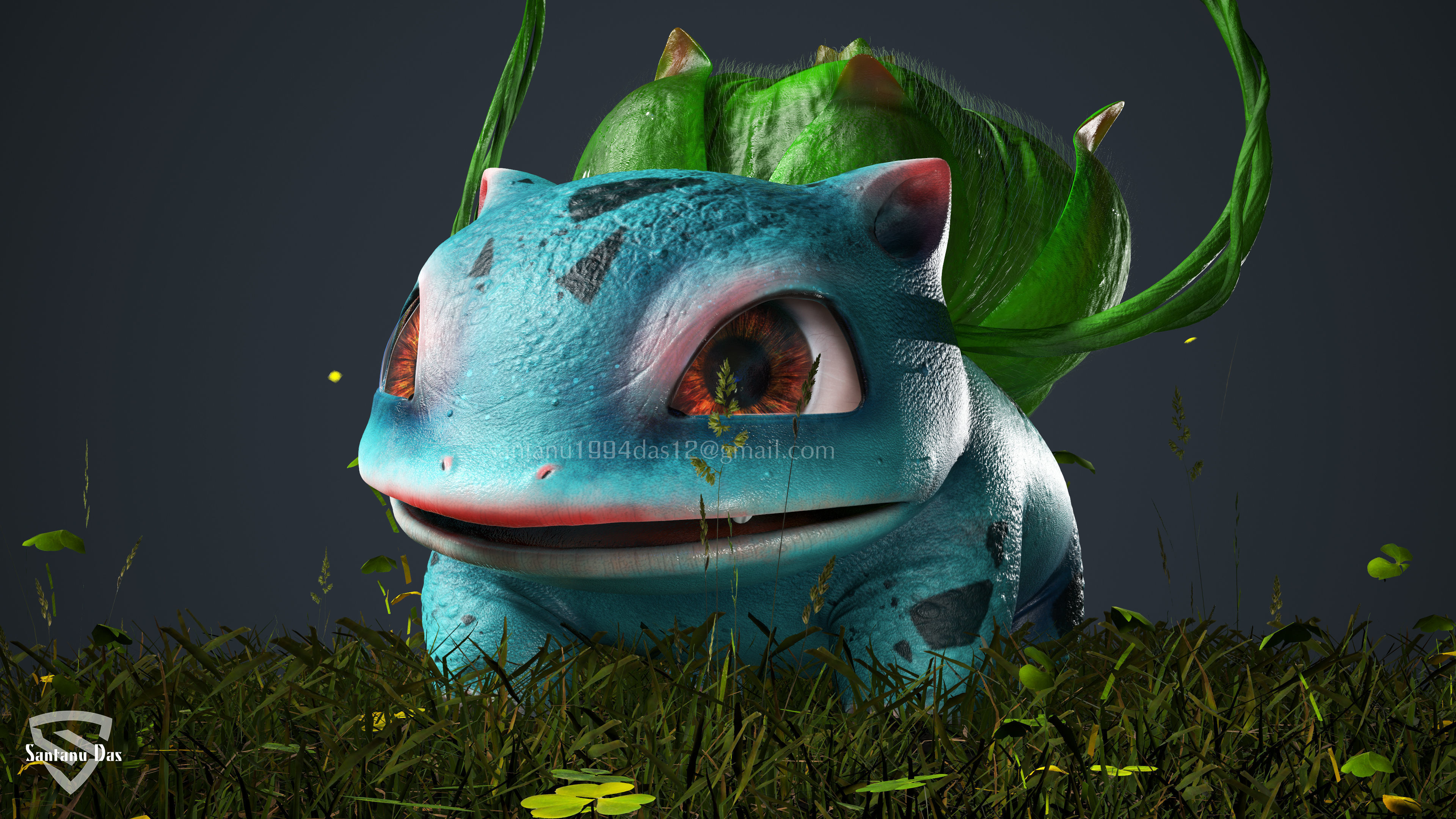 Bulbasaur Low-poly 3D model_18