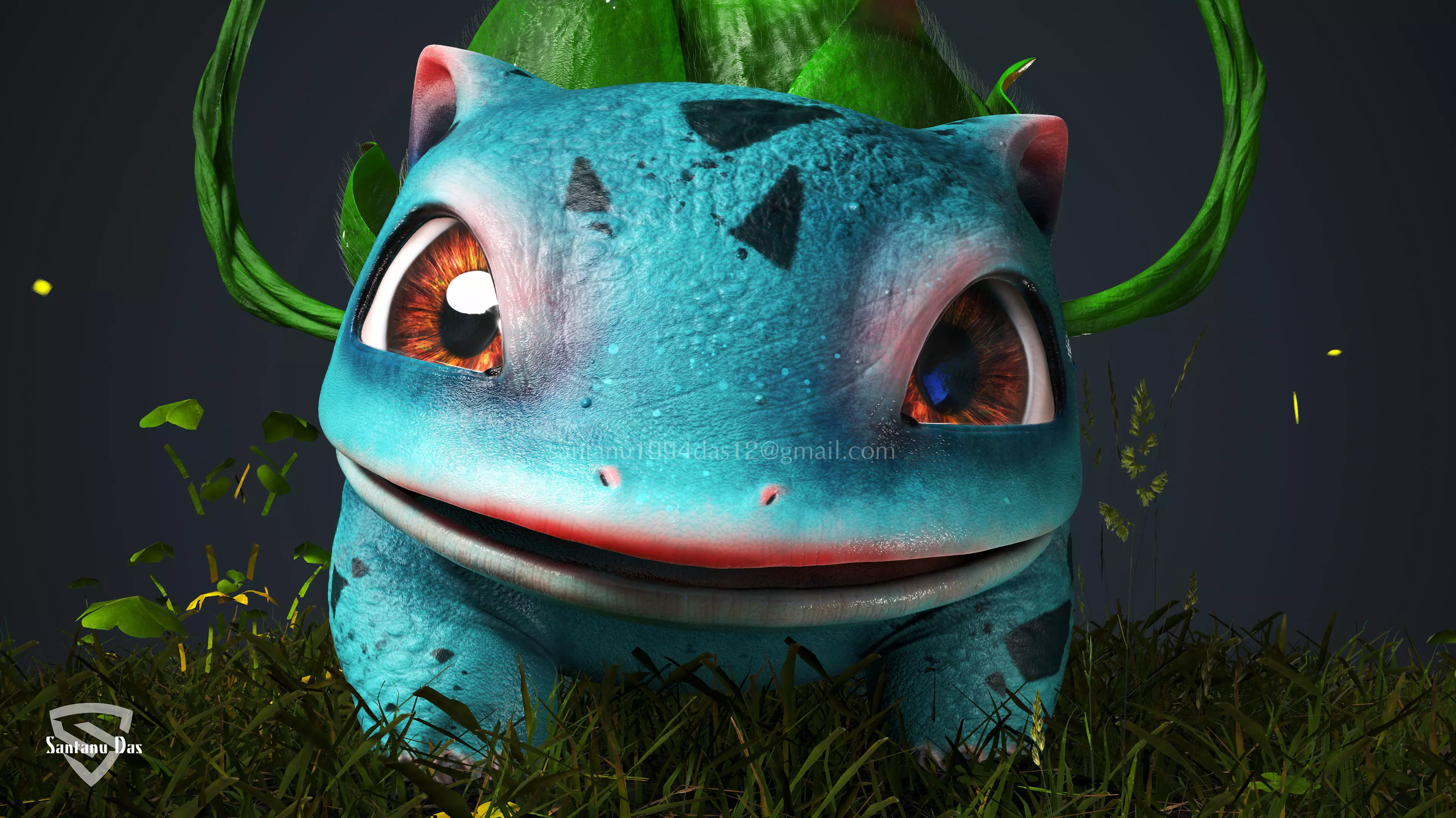 Bulbasaur Low-poly 3D model_0