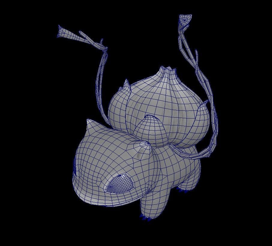 Bulbasaur Low-poly 3D model_21