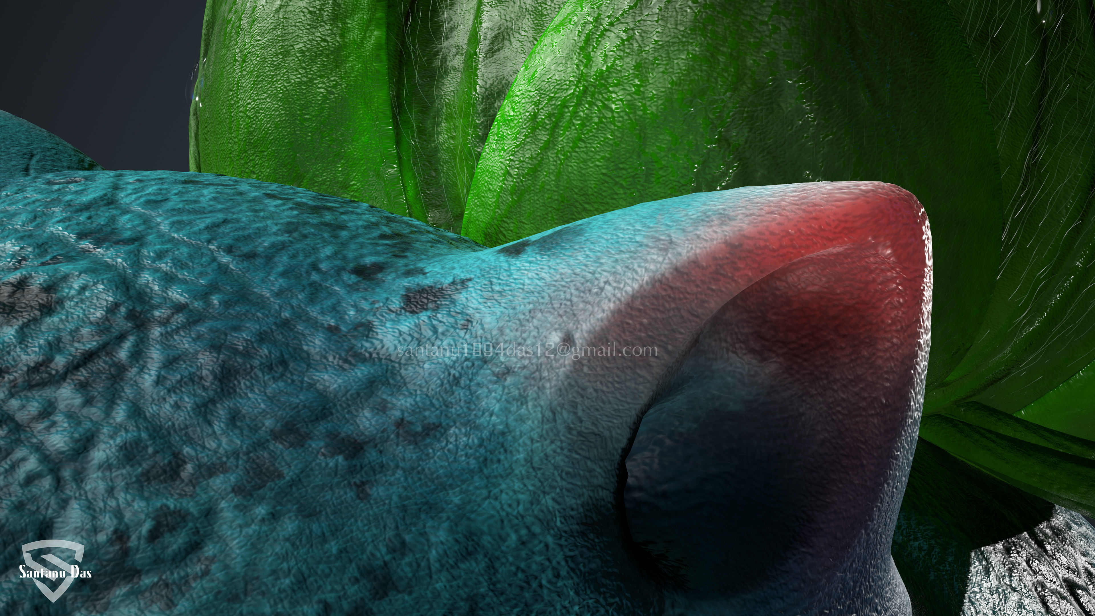 Bulbasaur Low-poly 3D model_13