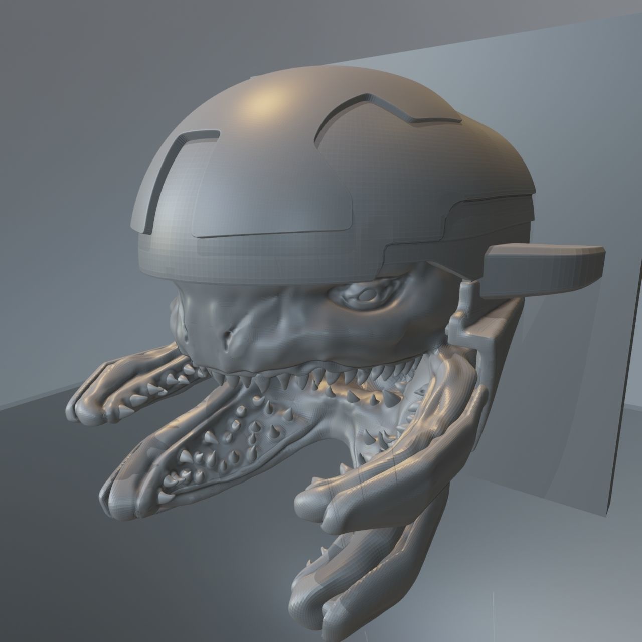 STL HALO SANGHEILI ELITE HEAD 3D print model_11