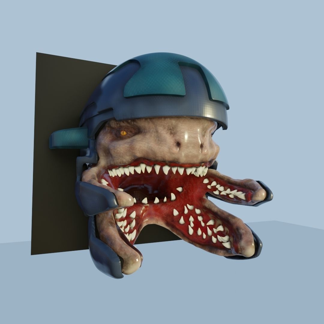 STL HALO SANGHEILI ELITE HEAD 3D print model_2