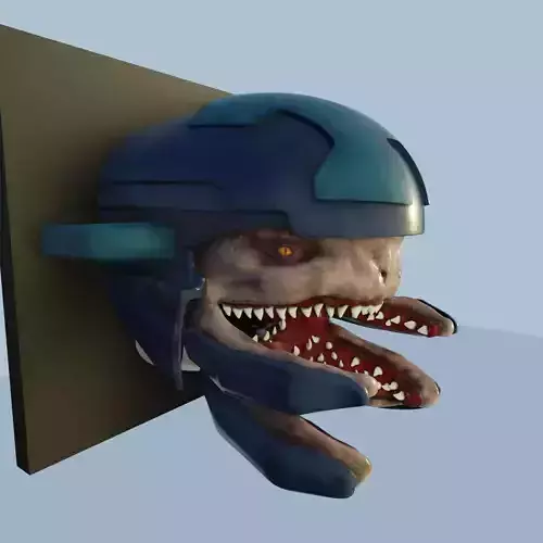 STL HALO SANGHEILI ELITE HEAD 3D print model