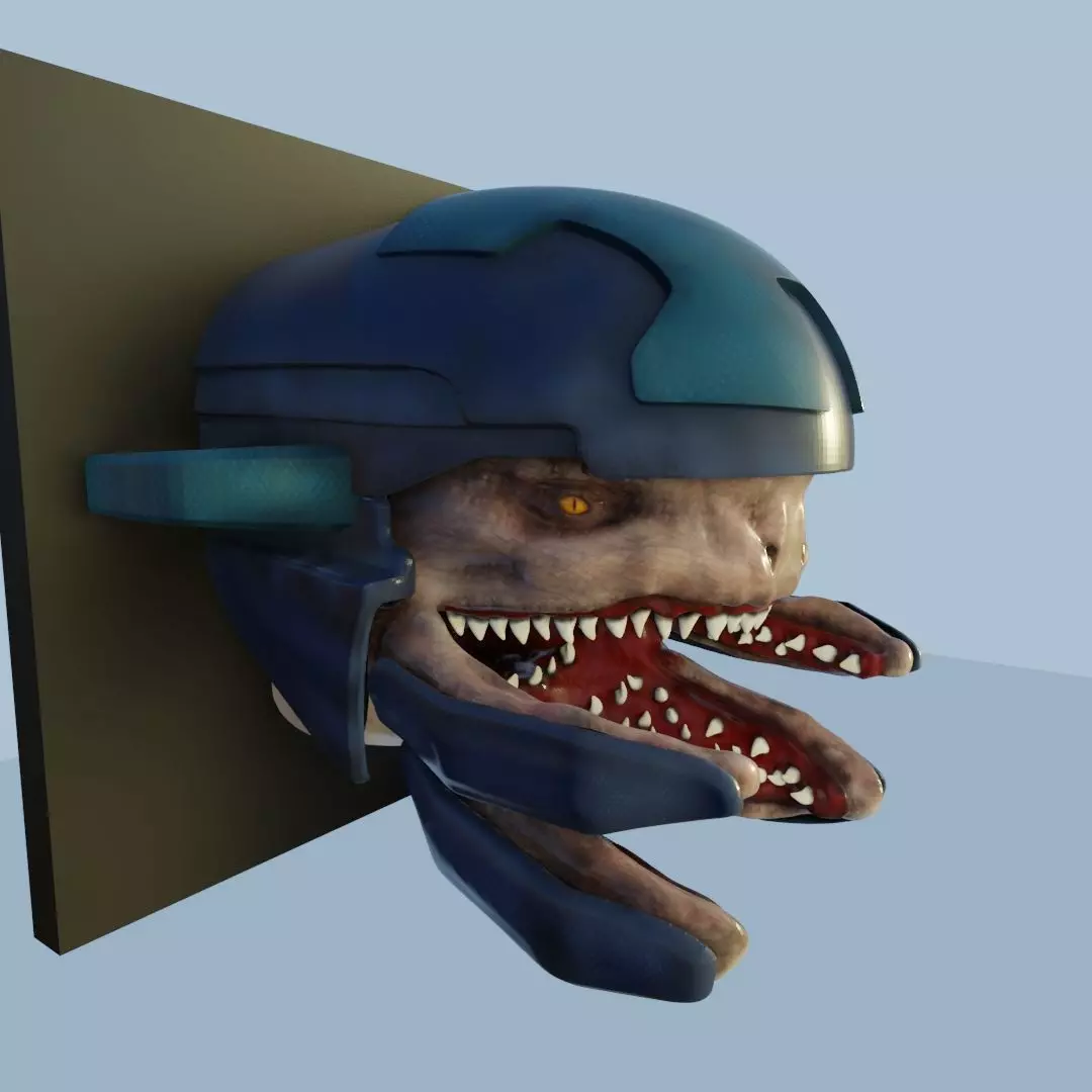 STL HALO SANGHEILI ELITE HEAD 3D print model_0