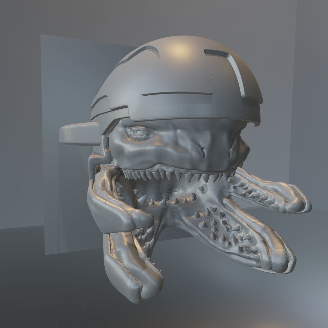 STL HALO SANGHEILI ELITE HEAD 3D print model_10