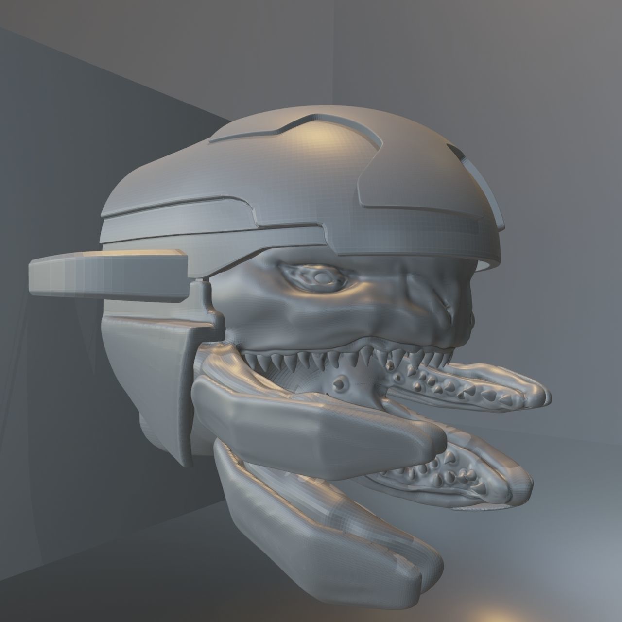 STL HALO SANGHEILI ELITE HEAD 3D print model_8