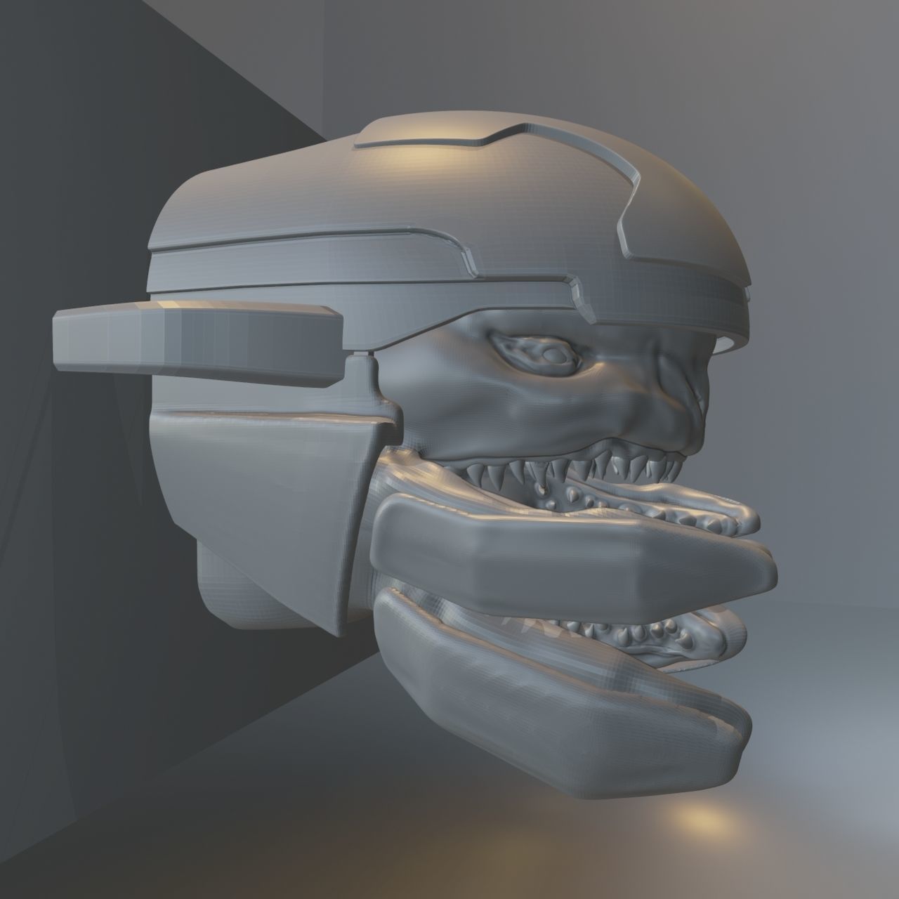 STL HALO SANGHEILI ELITE HEAD 3D print model_9