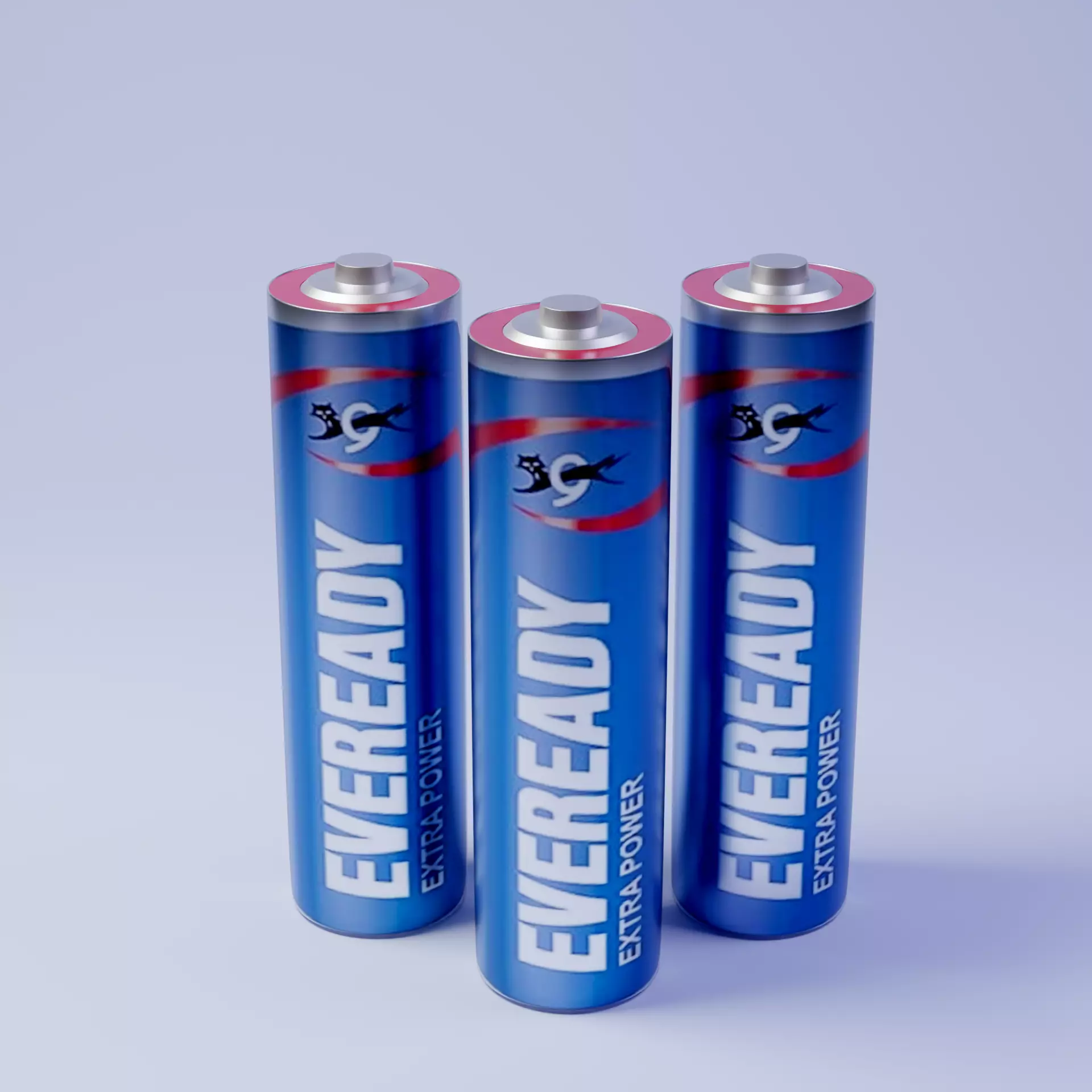 Eveready AAA Cell - 3D Model Low-poly 3D model_0