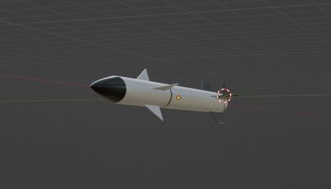 Military Missile 3D model_2