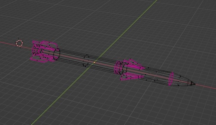 Military Missile 3D model_1