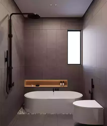 Bathroom interior scena 01