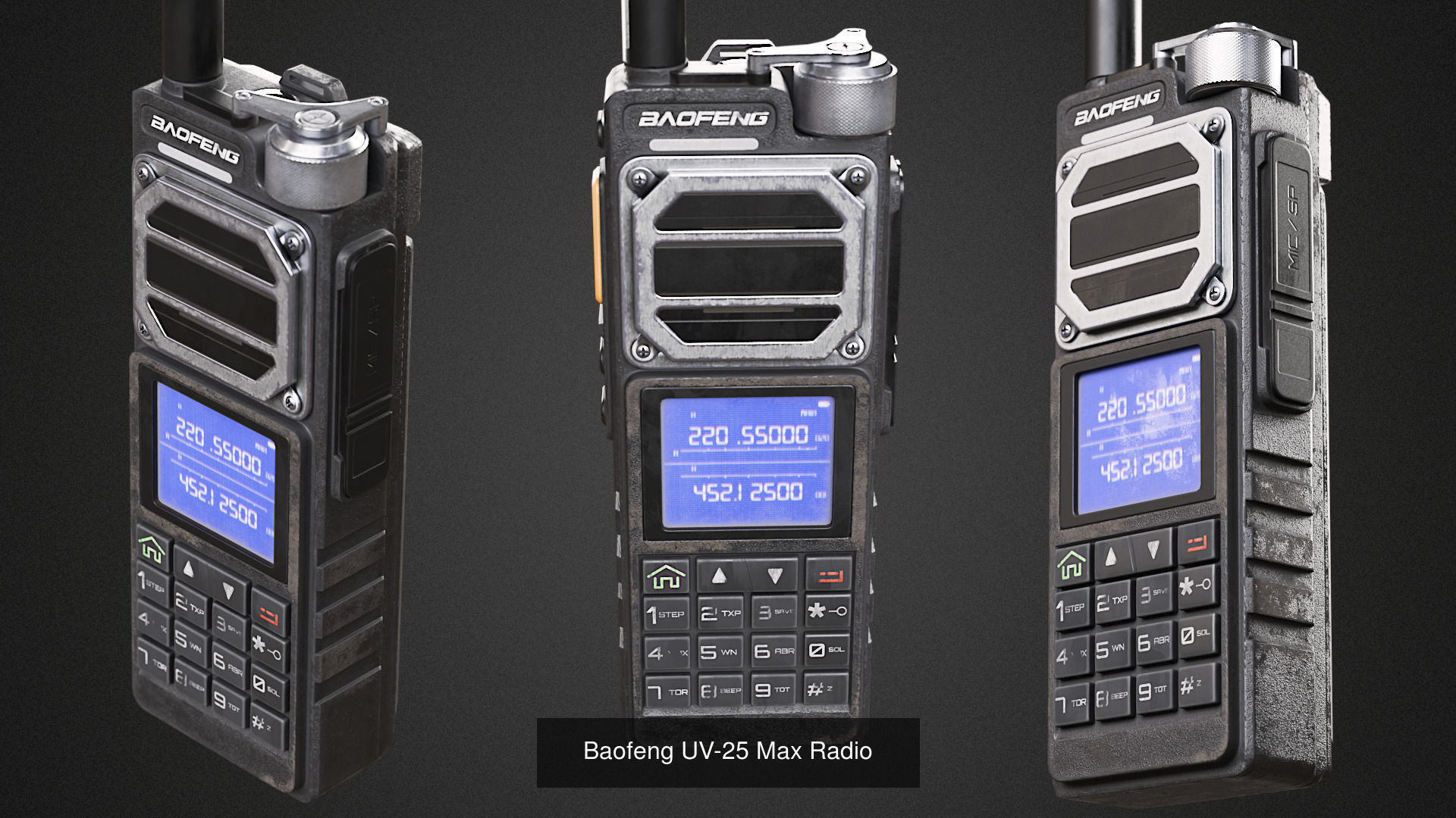 Modern Weapons 3D Model Collection_4