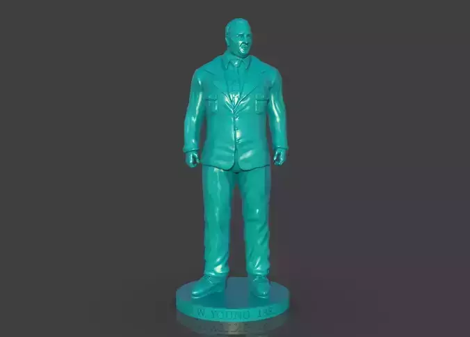 Memorial Joseph W Young 3D print model