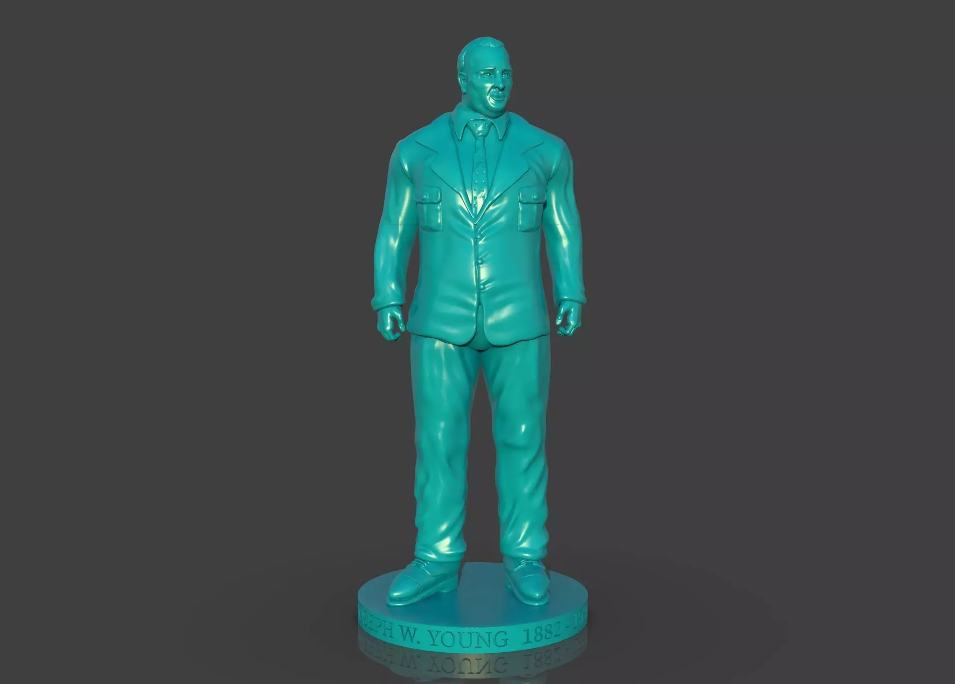Memorial Joseph W Young 3D print model_0