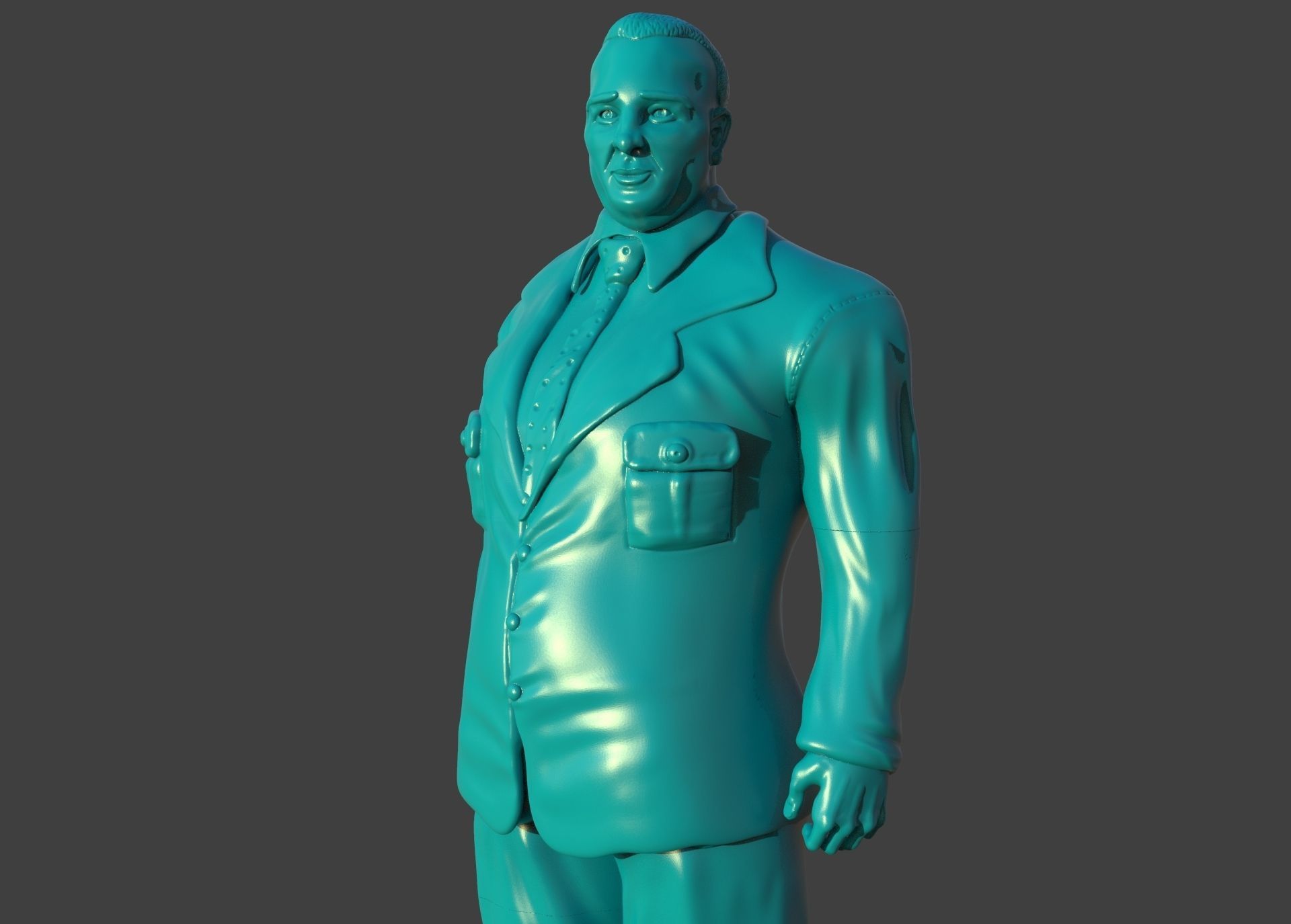 Memorial Joseph W Young 3D print model_29