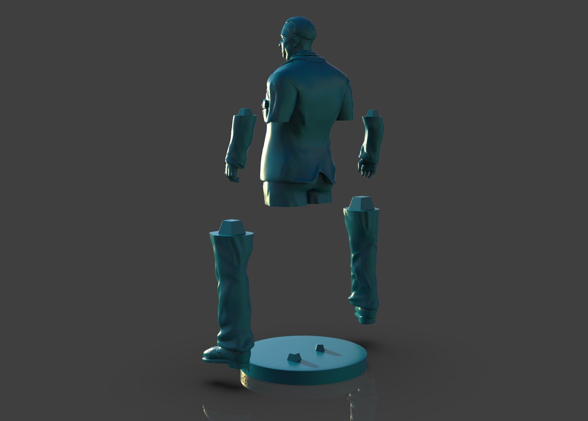 Memorial Joseph W Young 3D print model_51
