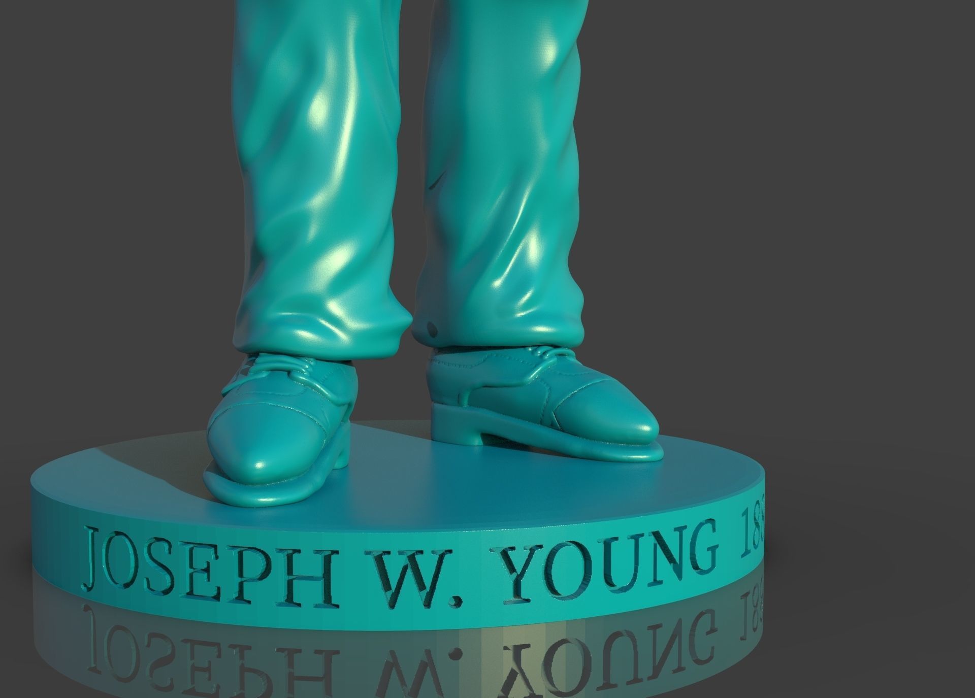 Memorial Joseph W Young 3D print model_43