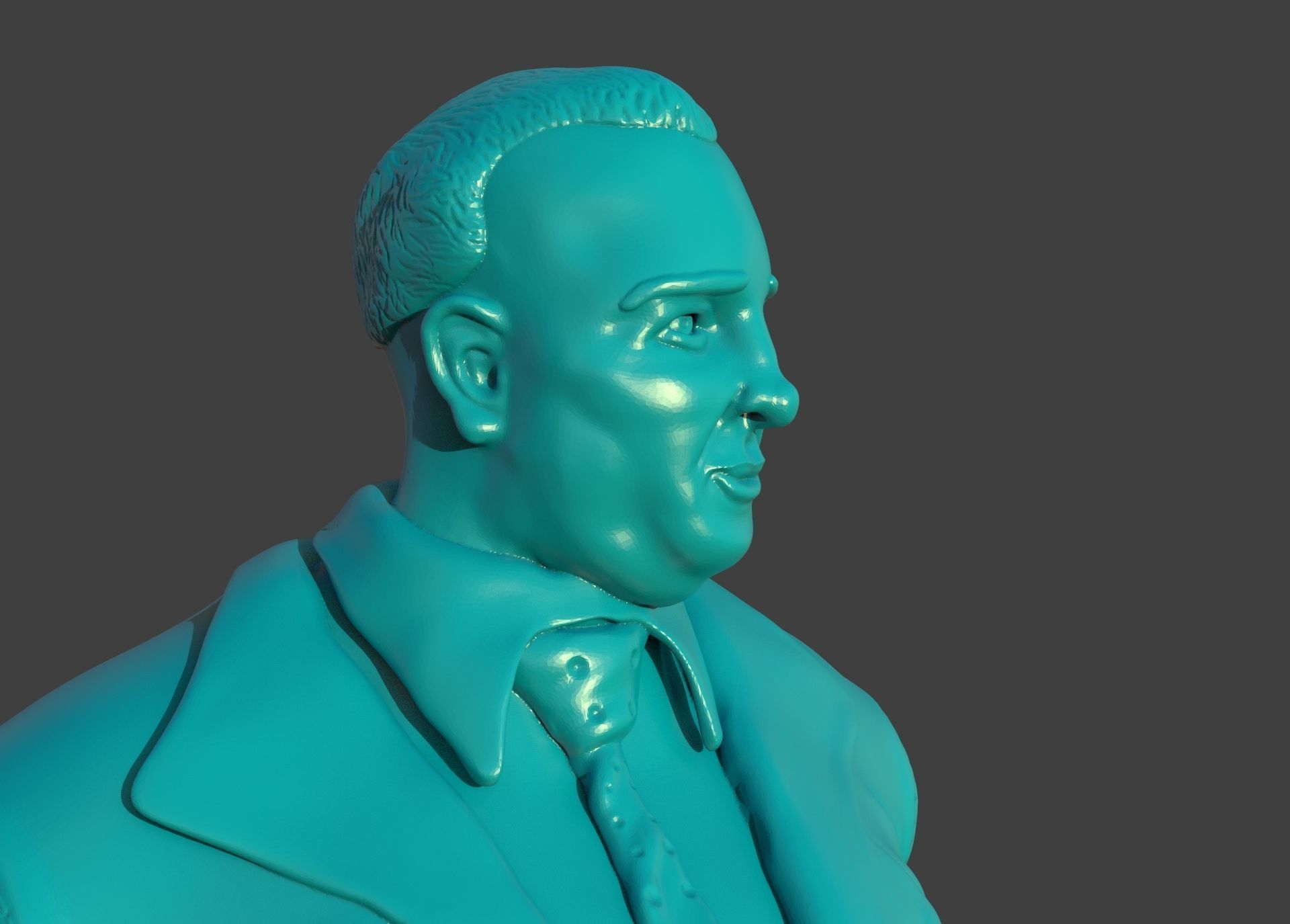 Memorial Joseph W Young 3D print model_42