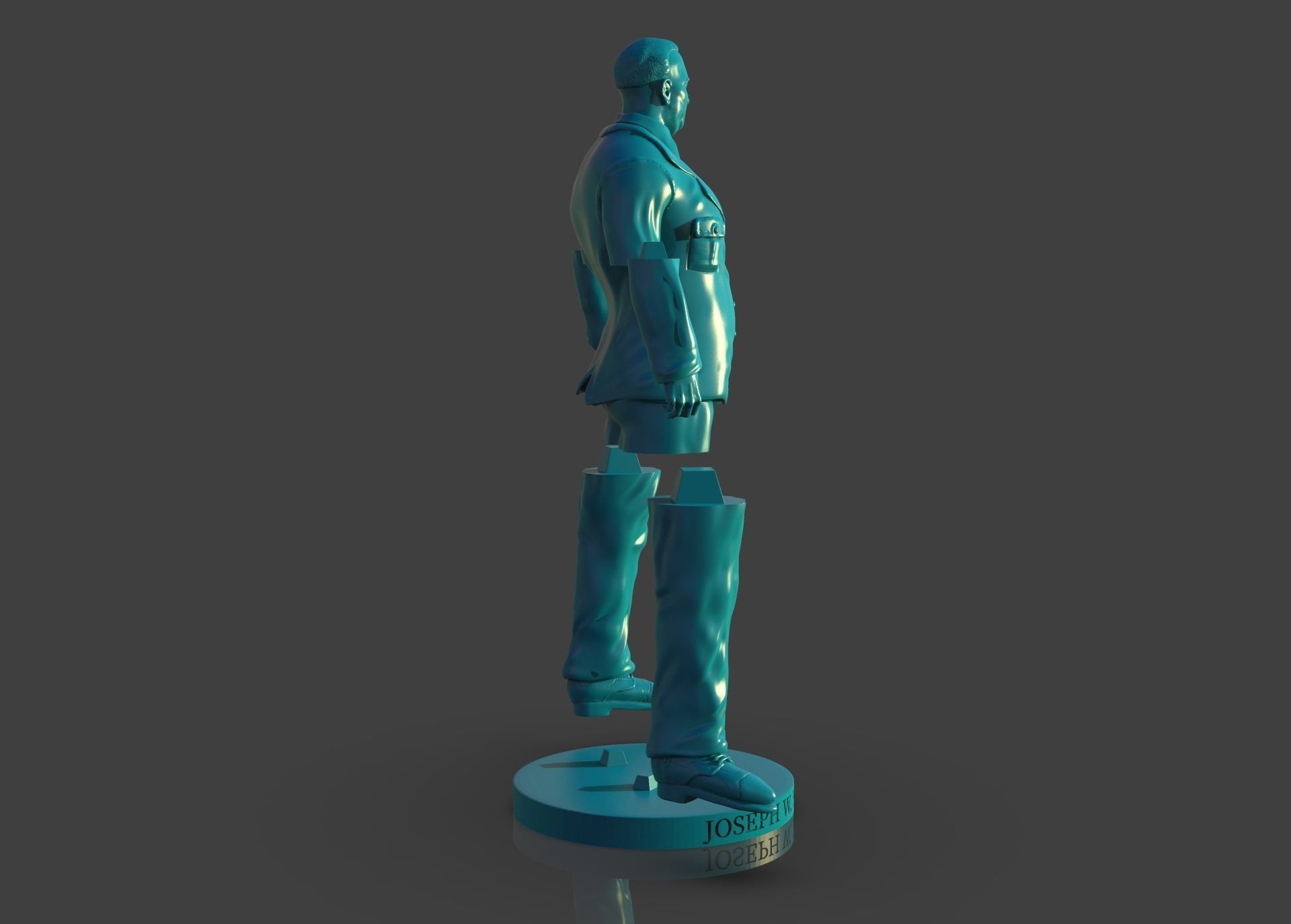 Memorial Joseph W Young 3D print model_54