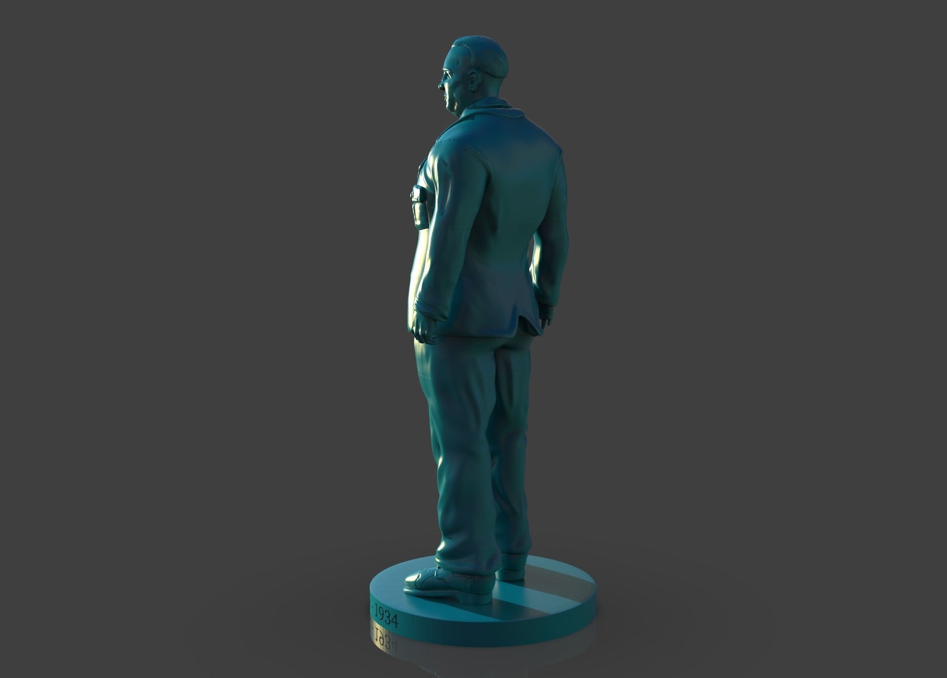Memorial Joseph W Young 3D print model_21