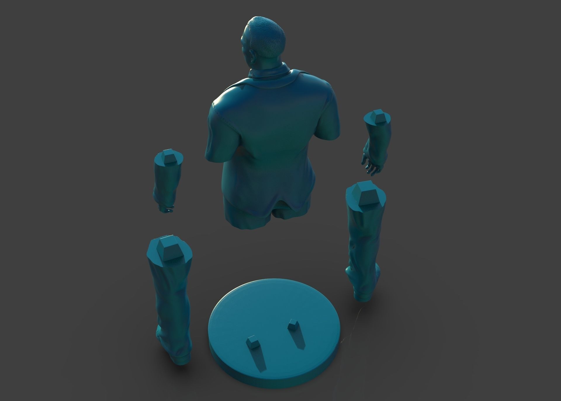 Memorial Joseph W Young 3D print model_57