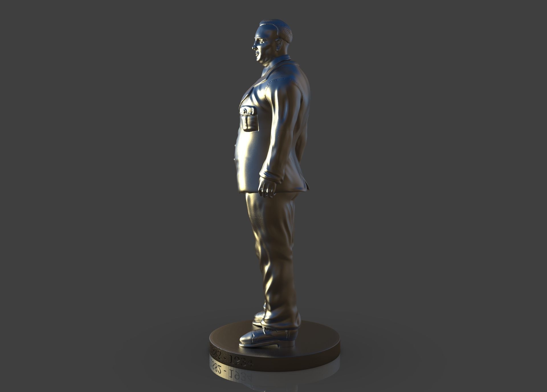 Memorial Joseph W Young 3D print model_4