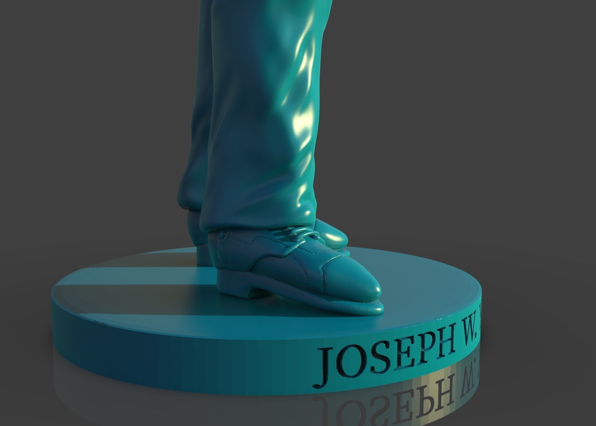 Memorial Joseph W Young 3D print model_47