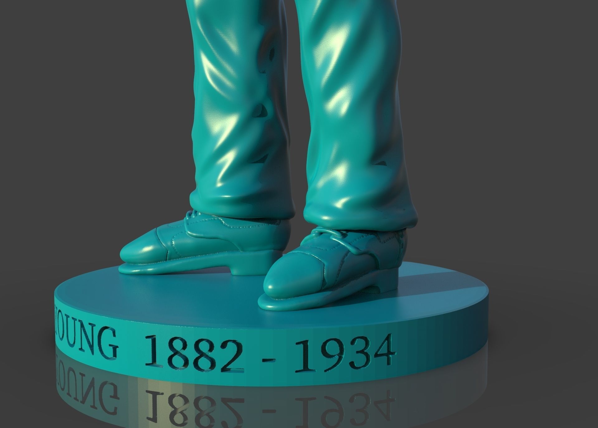 Memorial Joseph W Young 3D print model_44