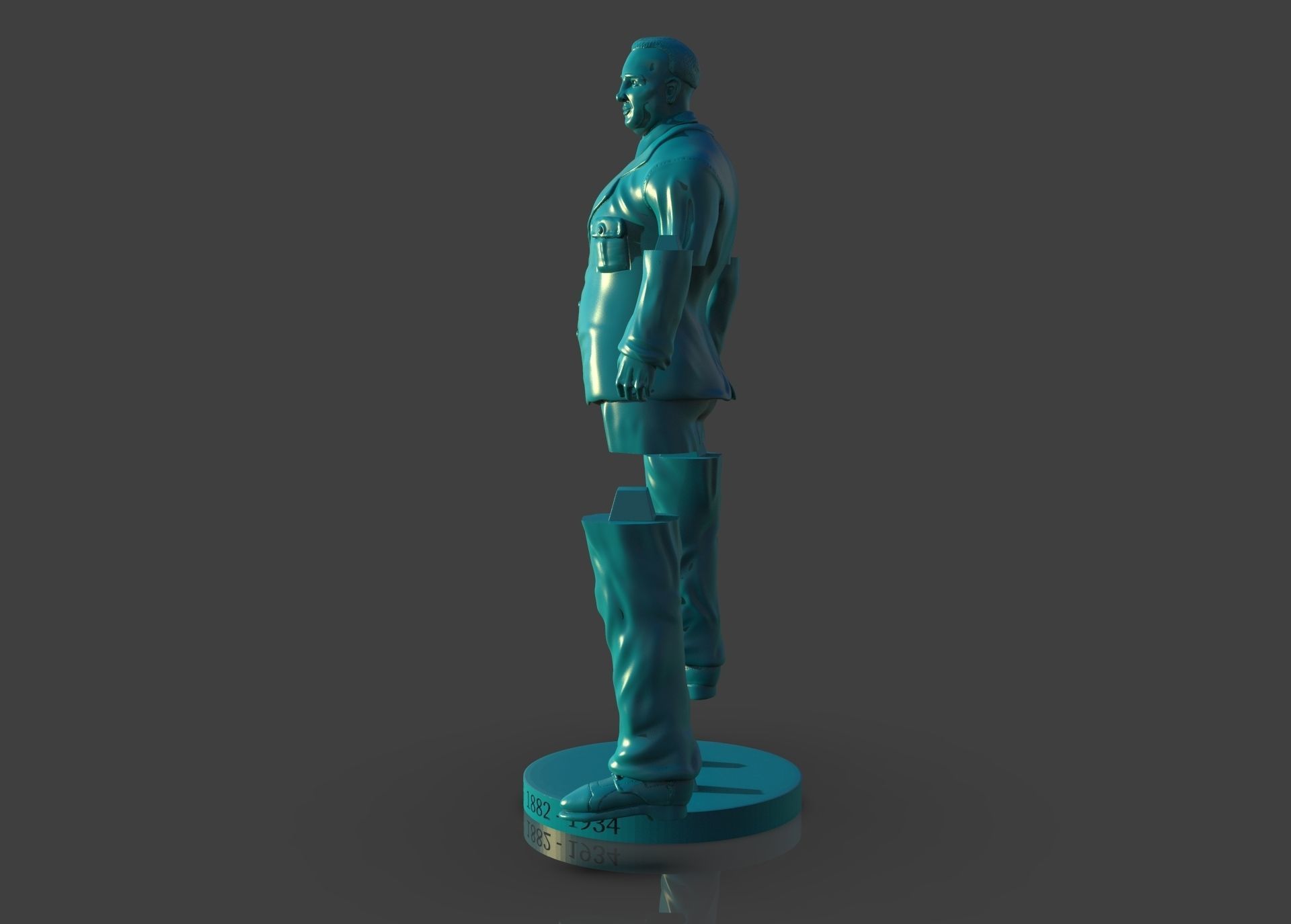 Memorial Joseph W Young 3D print model_50