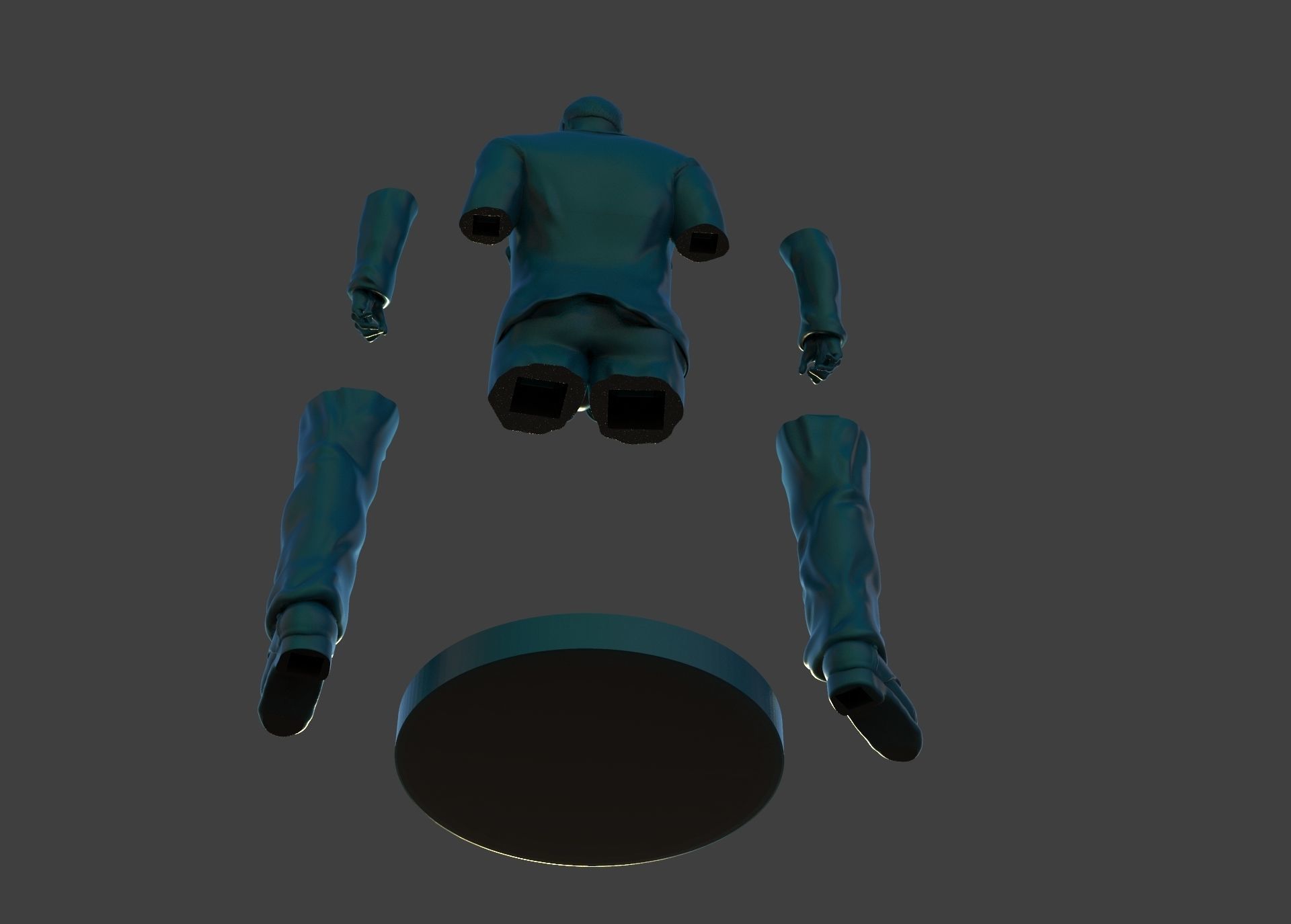 Memorial Joseph W Young 3D print model_58