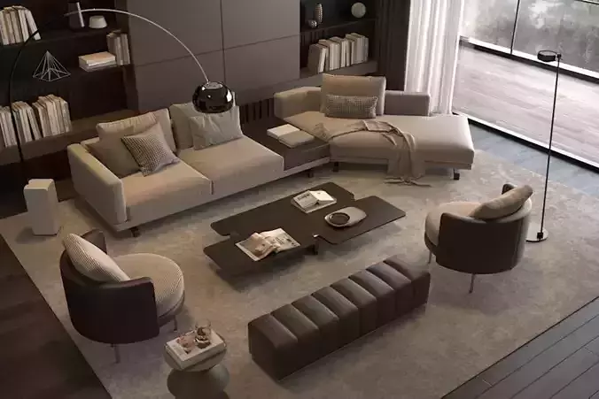 Modern style living room