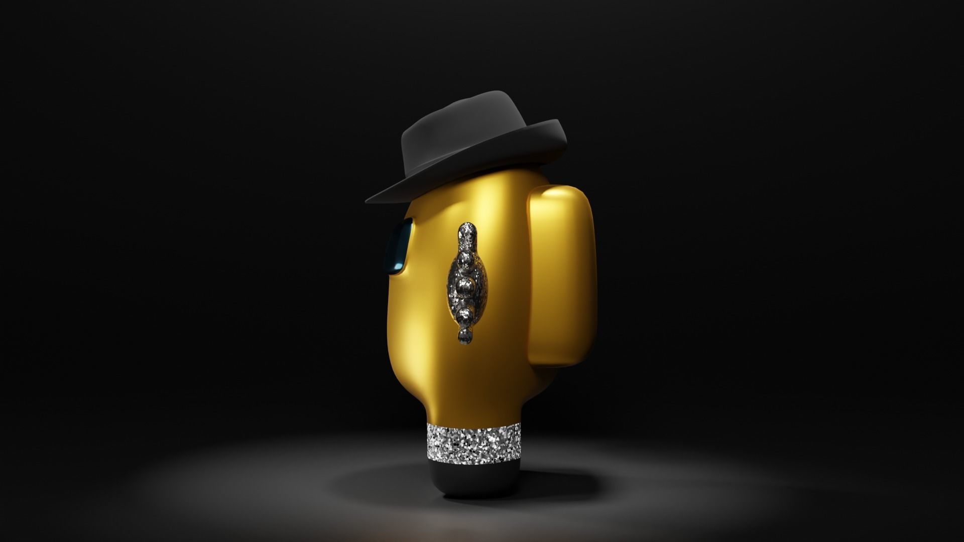 Among Us Michael Jackson  3D model_4