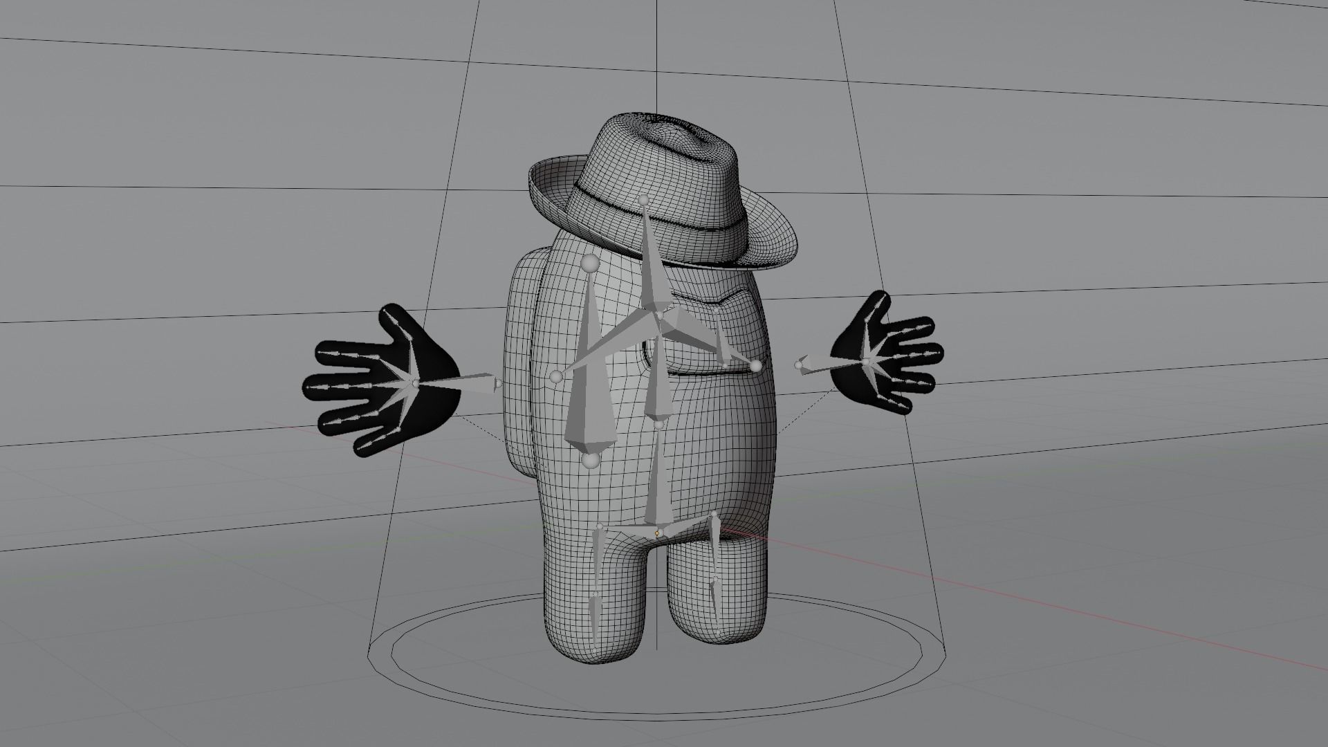 Among Us Michael Jackson  3D model_5