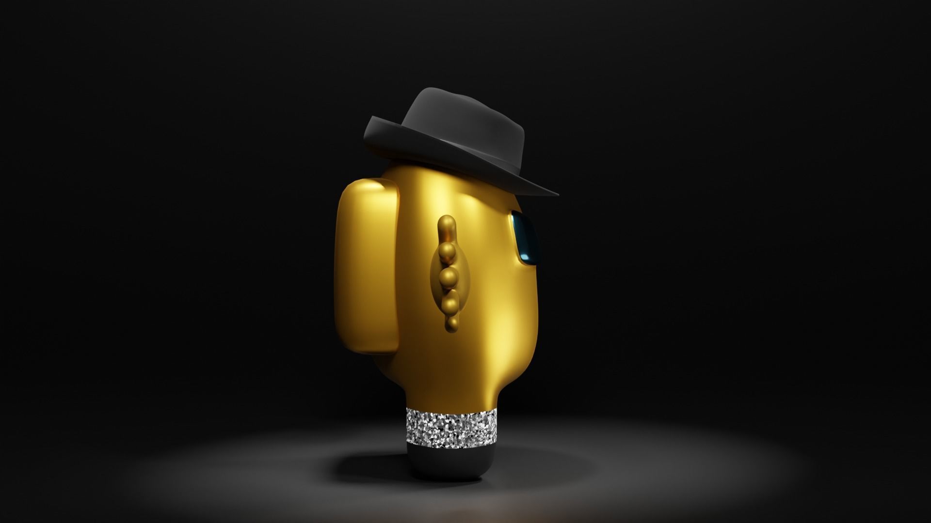 Among Us Michael Jackson  3D model_2