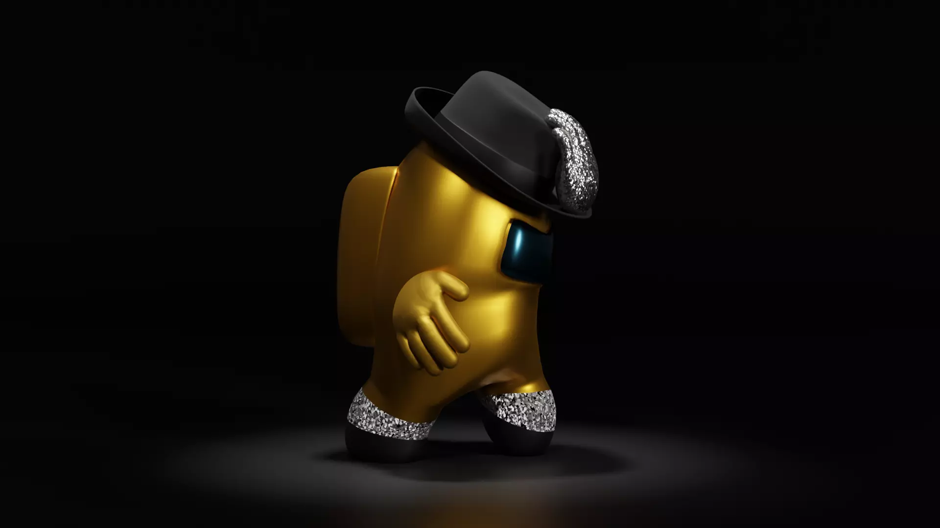 Among Us Michael Jackson  3D model_0