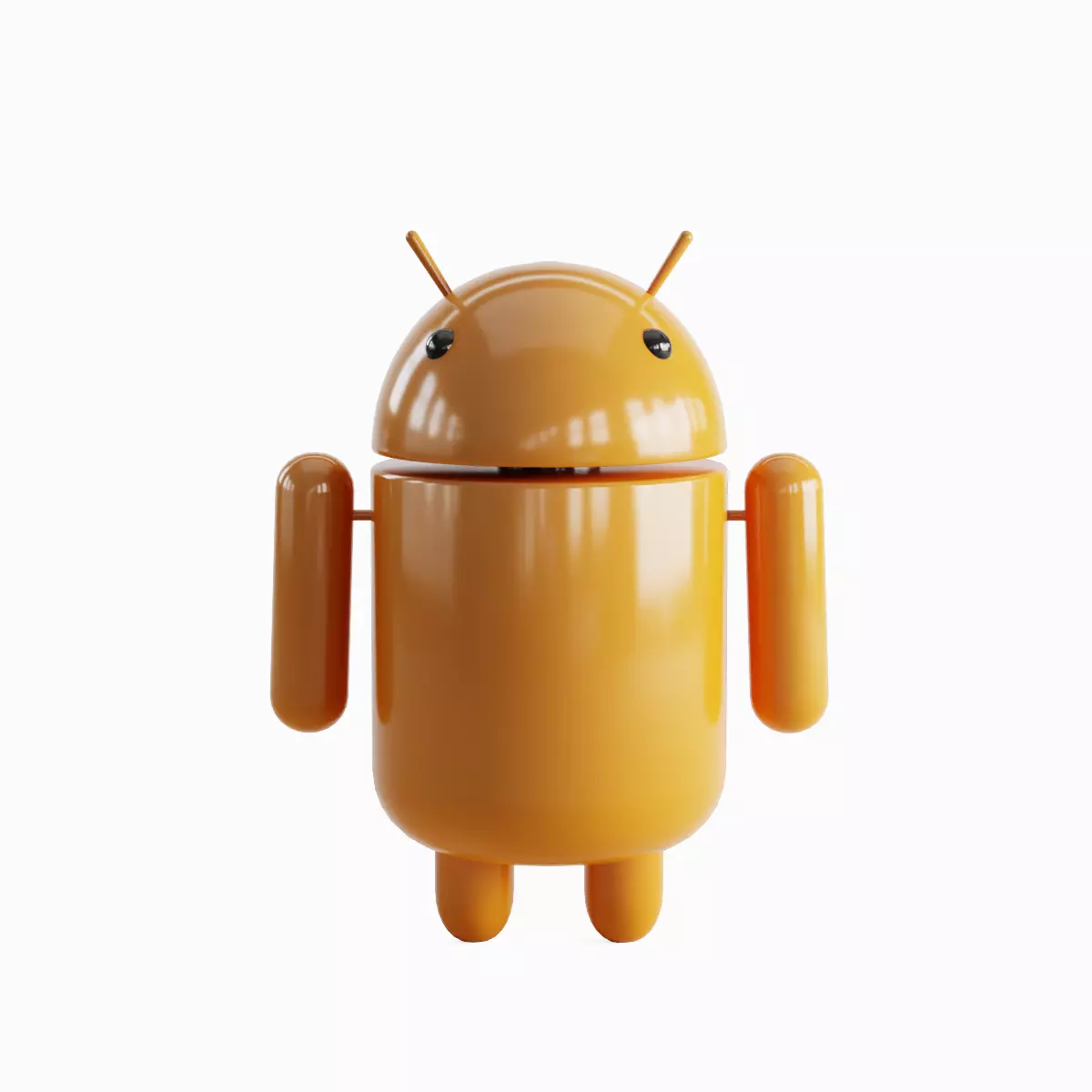 Android Robot 04 Low-poly 3D model_0