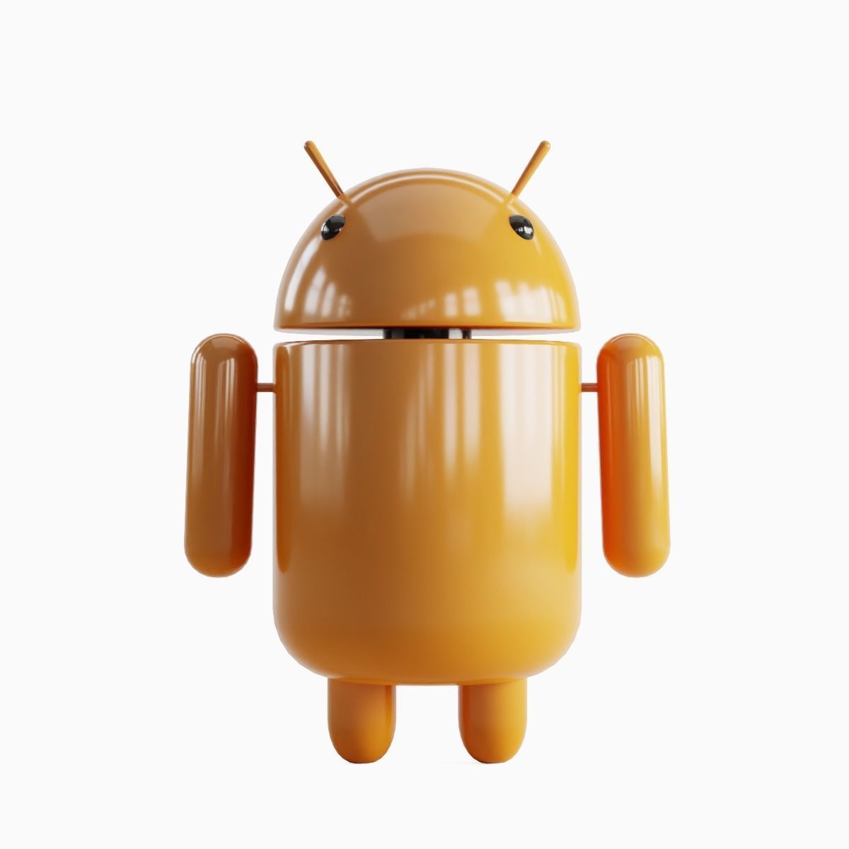 Android Robot 04 Low-poly 3D model_1