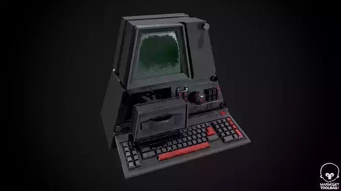 Retro Computer - 1 3D model