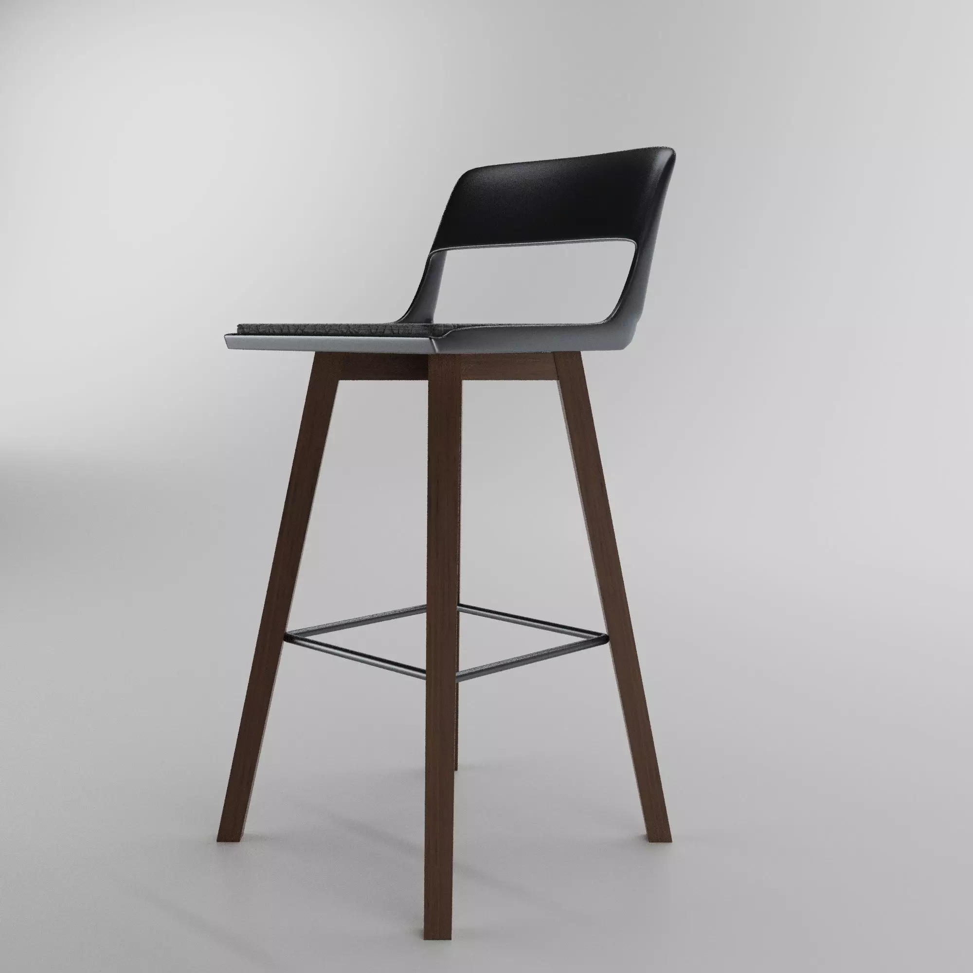 Bar Chair 3D model_0