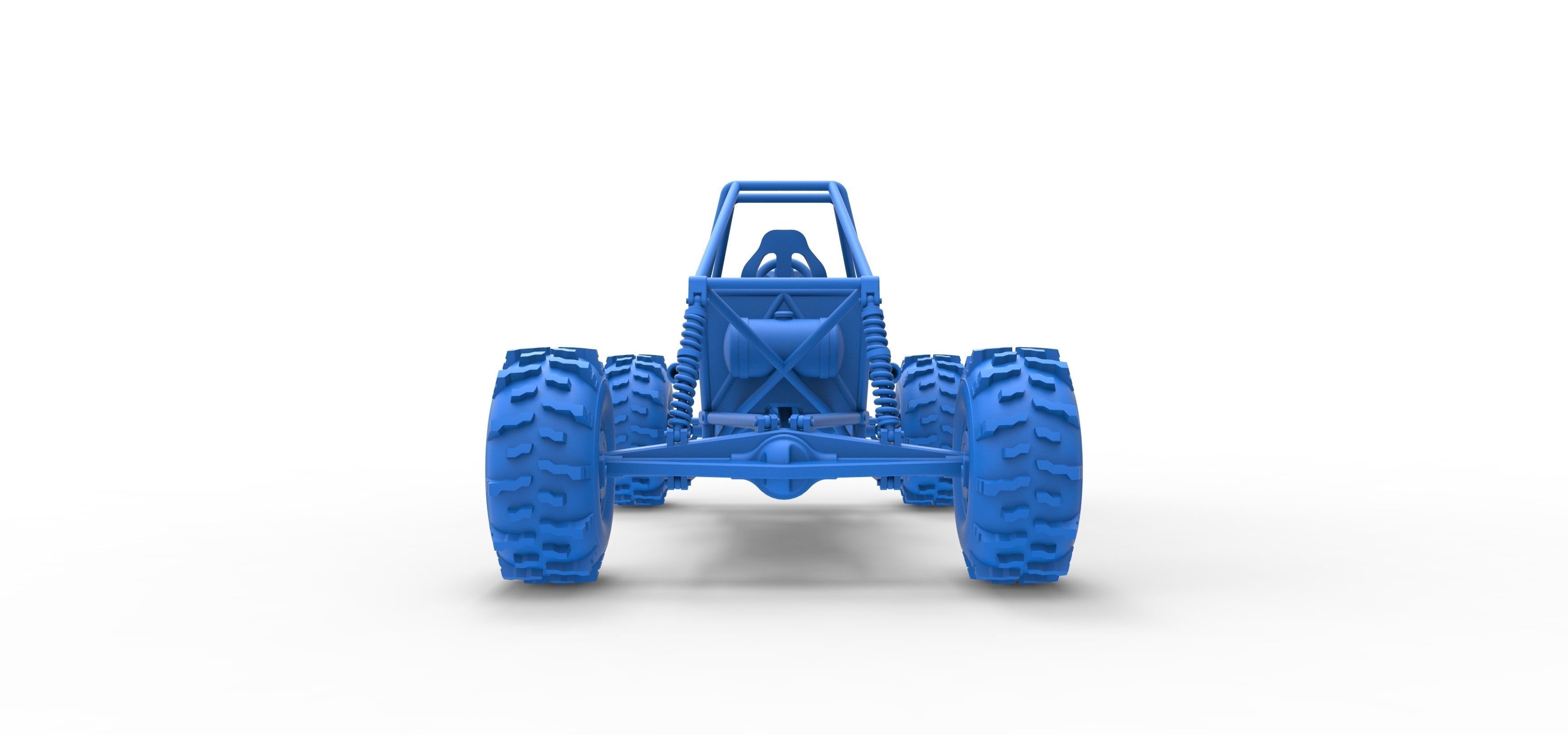 Mud dragster Base Version 2 Scale 1 to 25 3D print model_33