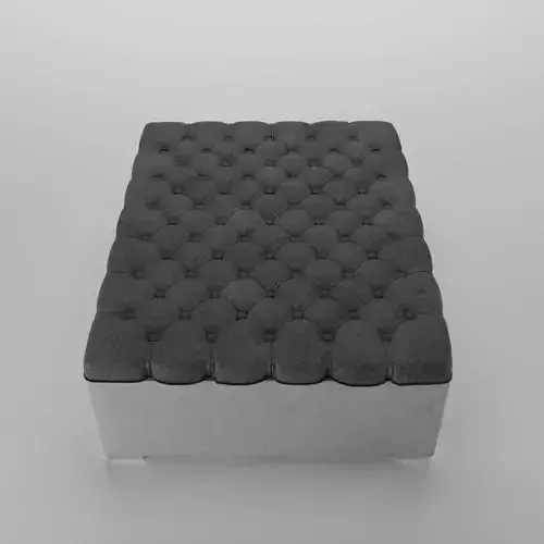 Big Rectangular Foot Stool