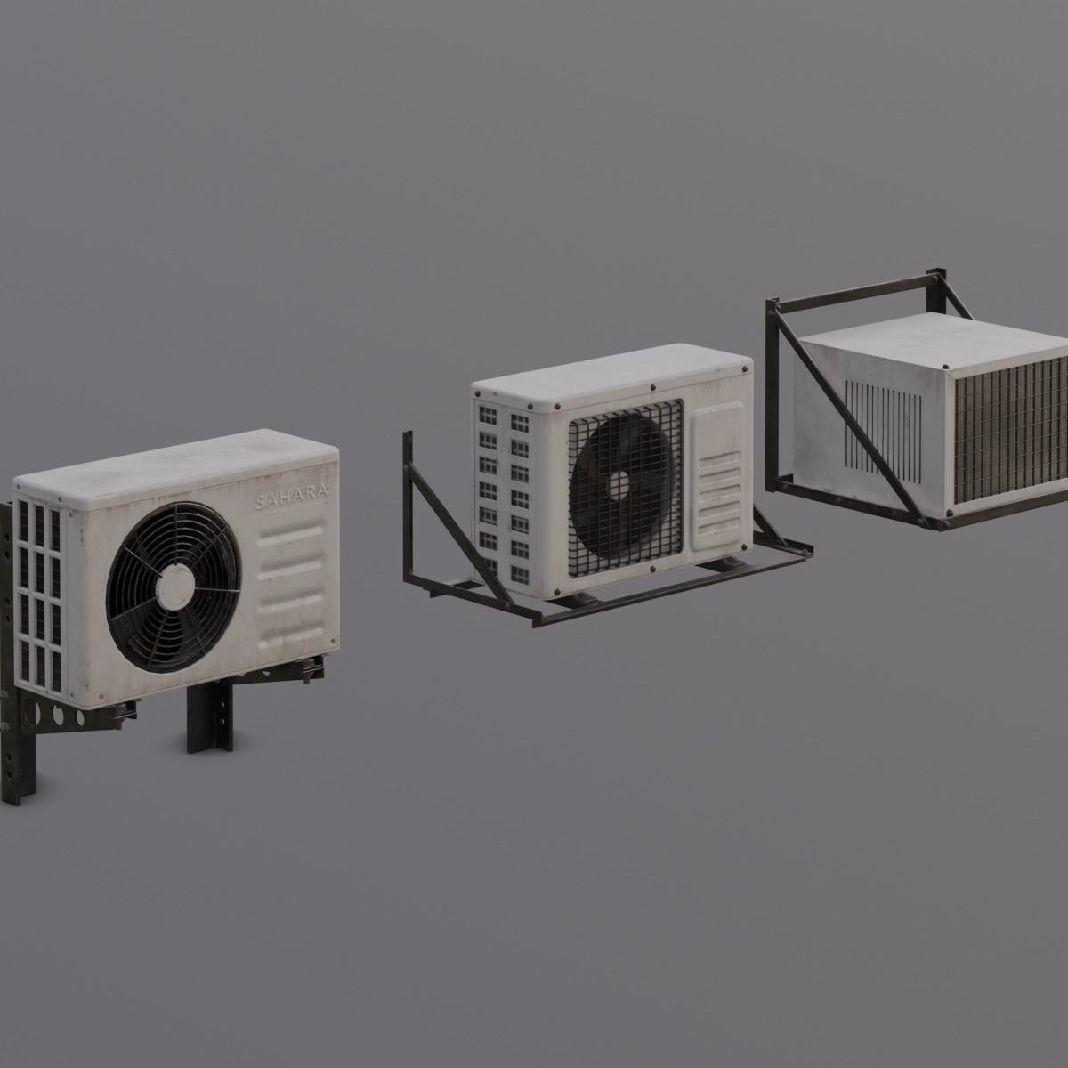 AC 3 in 1 Pack 3D Model  Low-poly 3D model_9