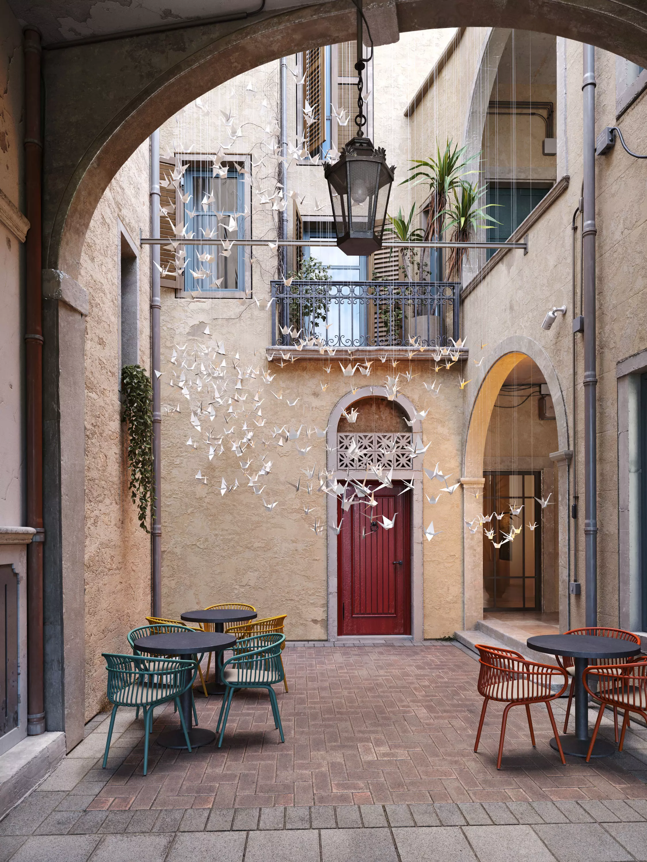 Courtyard  3D model_0