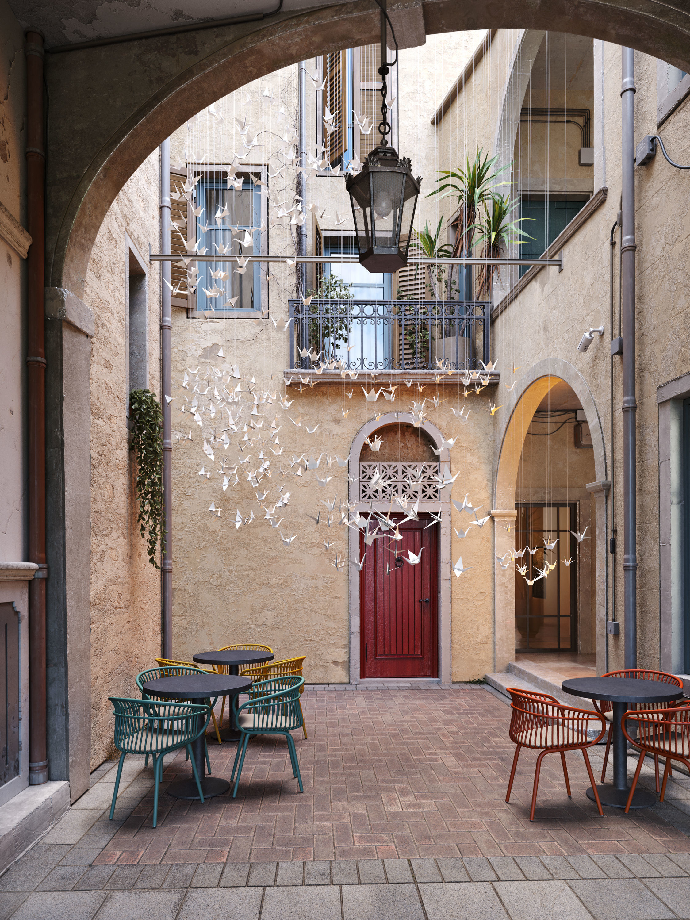 Courtyard  3D model_6