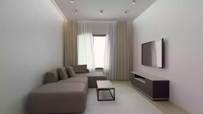 Interior of a two-room apartment